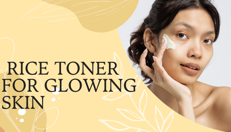 Rice toner for glowing skin